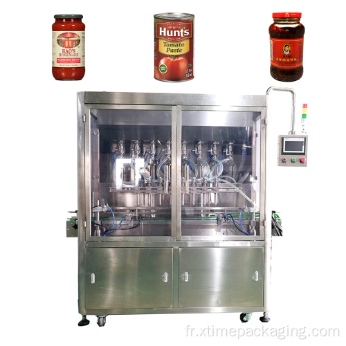 Machine de remplissage et d&#39;étiquetage de la sauce tomate